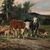 European painter (late 19th century) - Landscape with cows and a flock of sheep.