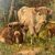 European painter (late 19th century) - Cows grazing.