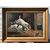 British painter (dated 1899) - Dogs chasing the mouse.