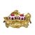 Gilt bronze inkwell. Maison Henry Dasson (Paris 1825-1896). Gilt bronze inkwell. Maison Henry Dasson (Paris 1825-1896).