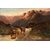 W. Richard (British, late 19th century) - Landscape with a Herd of Highlanders by the lake. W. Richard (British, late 19th century) - Landscape with a Herd of Highlanders by the lake.