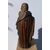 Carved and painted wooden sculpture - Praying Madonna - Italy, 17th-18th century.