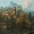 Francesco Zuccarelli (Pitigliano 1702 - Florence 1788) - River landscape with horsemen and medieval village.