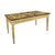 Large carved and painted wooden writing desk. Italy, 19th-20th century.