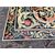 Large carved and painted wooden writing desk. Italy, 19th-20th century.