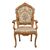 Carved wooden armchair. Venice, 18th century.
