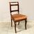 Antique set of 6 Carlo X inlaid walnut chairs - Italy 19th century