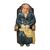 Small sculpture in various marbles and hard stones - Seated old man. Probably Russia, 19th-20th century.