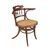 Carved wooden office armchair. Likely manufactured by Thonet - Vienna, early 20th century.