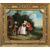 French Rococo painter (18th century) - Gallant scene in a landscape.
