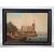 Italian painter (early 20th century) - Trieste, view of Miramare Castle with the Italian flag.
