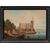 Italian painter (early 20th century) - Trieste, view of Miramare Castle with the Italian flag.