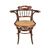Carved wooden office armchair. Likely manufactured by Thonet - Vienna, early 20th century.