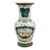 Painted porcelain centerpiece vase. Canton, China, early 20th century.