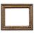 Carved and mecca-gilded wooden frame. Rome, late 17th century.