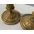 Pair of gilded bronze candlesticks. Paris, early 19th century.