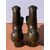Coppia di piccole sculture in bronzo - Leoni grotteschi. Italia, XVIII-XIX secolo.