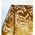 Divano foliage ocra - Vintage 1970