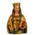 Saint Catherine of Alexandria, polychrome and gilded wooden sculpture