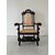 Louis XV walnut armchair. Bologna, first half of the 18th century