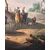 Painting with rural scene, early 19th century