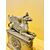 
Coppia di alari Impero in bronzo dorato con grifoni
