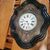 Wooden clock cm. 62 x 50