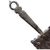 17th century wrought and engraved iron lamp