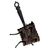 17th century wrought and engraved iron lamp