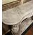 CHM599 - Carrara white marble fireplace, complete with base, 18th/19th century, measures cm L 148 x H 101 x D 40