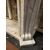 CHM599 - Carrara white marble fireplace, complete with base, 18th/19th century, measures cm L 148 x H 101 x D 40