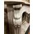 CHM599 - Carrara white marble fireplace, complete with base, 18th/19th century, measures cm L 148 x H 101 x D 40