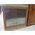 Decorated panel with canvas oil painting and mirror.