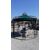 Gazebo in ferro pieno con copertura