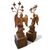 Pair of gilded wooden angels