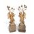 Pair of gilded wooden angels
