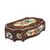 Carved, lacquered, and painted wooden jewelry box. Venice, 18th-19th century.