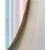 Specchio tondo con profilo in ottone - Ø 80 cm