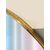 Specchio tondo con profilo in ottone - Ø 80 cm