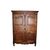 Elegant French solid oak wardrobe - late 19th century, Provençal style