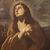 Antico dipinto italiano Maddalena del XVII secolo