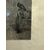 Antique etching '800 Celestino Turletti. Welcome Uncle, 44x32cm