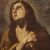 Antico dipinto italiano Maddalena del XVII secolo