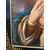 Antico dipinto Vergine e Bambino, XIX sec, 74x58cm