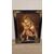 Antico dipinto Vergine e Bambino, XIX sec, 74x58cm