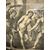Antique etching of the flagellation of Christ, 16th century, 89x65cm