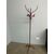 Antico attaccapanni in ferro battuto Liberty, '800, 170x47cm