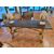 Large lyre-shaped lacquered table Large lyre-shaped lacquered table