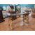 Large lyre-shaped lacquered table Large lyre-shaped lacquered table