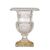 Vaso centrotavola in cristallo molato e bronzo dorato, Francia, primi XIX secolo Vaso centrotavola in cristallo molato e bronzo dorato, Francia, primi XIX secolo